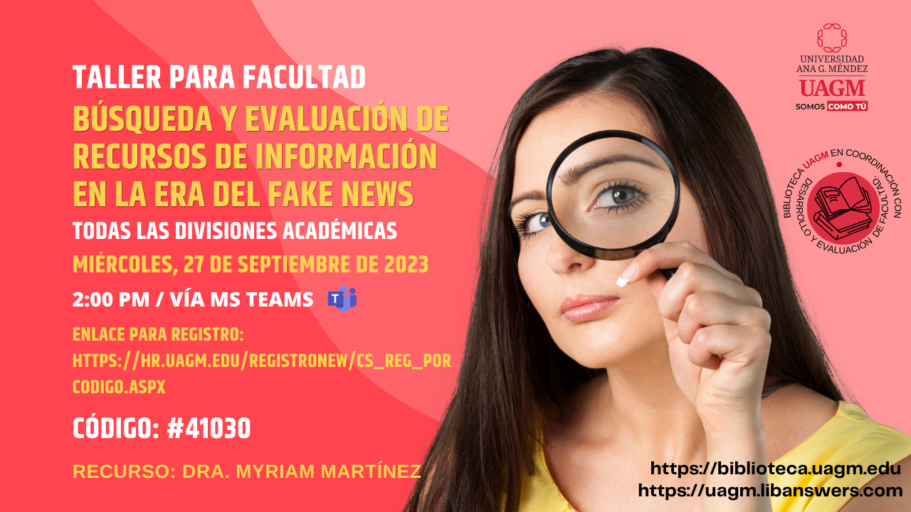 B squeda Y Evaluaci n De Recursos De Informaci n En La Era Del Fake 